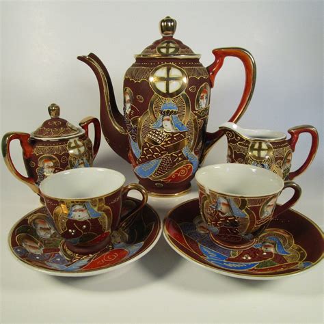 satsuma porcelain tea set|satsuma tea set value.